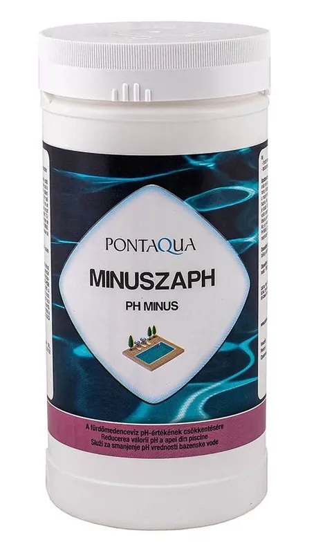 Pontaqua Minuszaph PH csökkentő medence vegyszer, 1.5kg Kiváló minőség